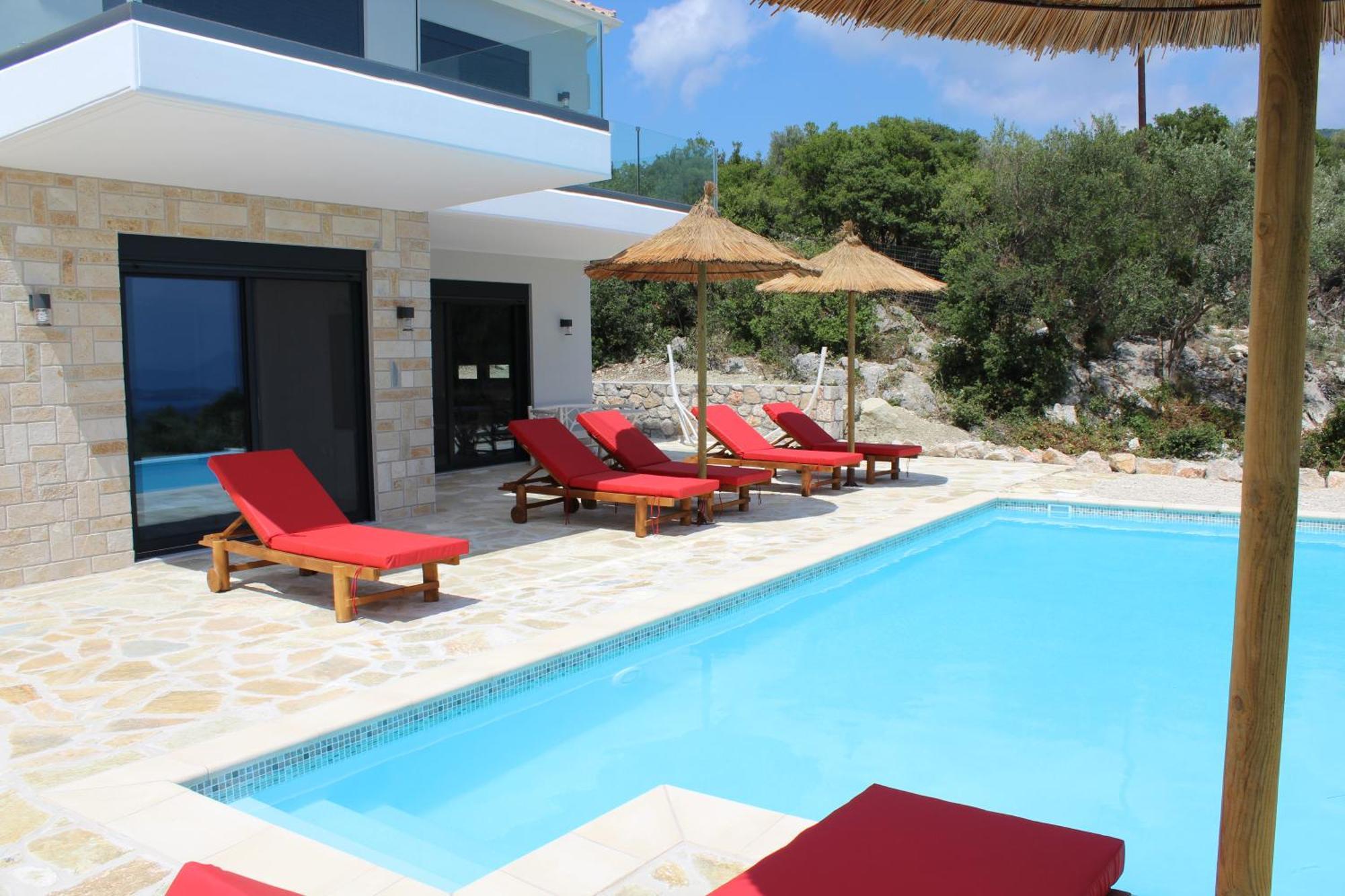 Villa Maura-Lefkada Nydri  Bagian luar foto